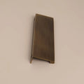 Baillie Antique Brass Lip Pull | Top Mount
