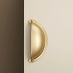 Shelley Solid Brass Drawer Pulls | Cup