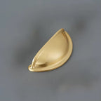 Shelley Solid Brass Drawer Pulls | Cup