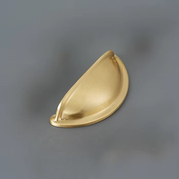 Shelley Solid Brass Drawer Pulls | Cup