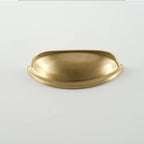 Shelley Solid Brass Drawer Pulls | Cup